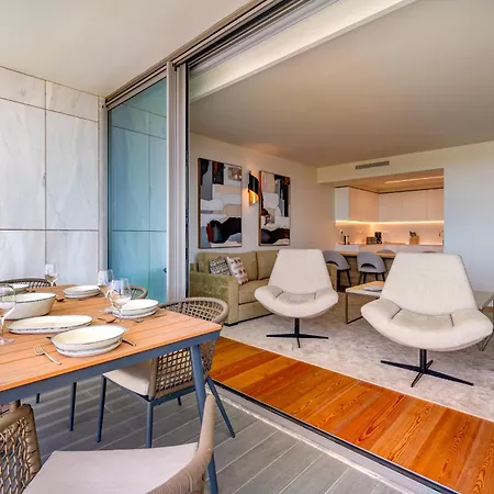 Cond Bayline - Ostra - - Gym - - Pool - By Bedzy 아파트 Armação de Pêra