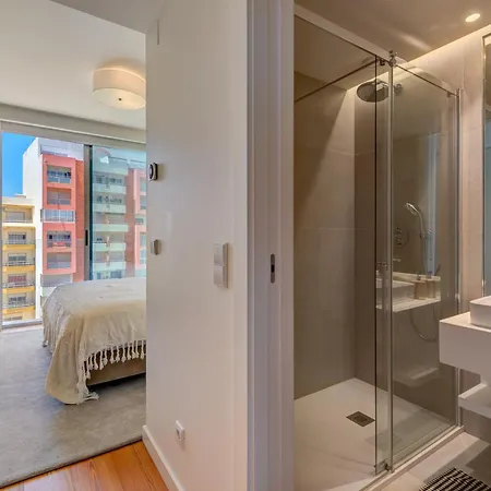 Cond Bayline - Ostra - - Gym - - Pool - By Bedzy 아파트 Armação de Pêra