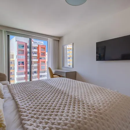 아파트 Cond Bayline - Ostra - - Gym - - Pool - By Bedzy Armação de Pêra