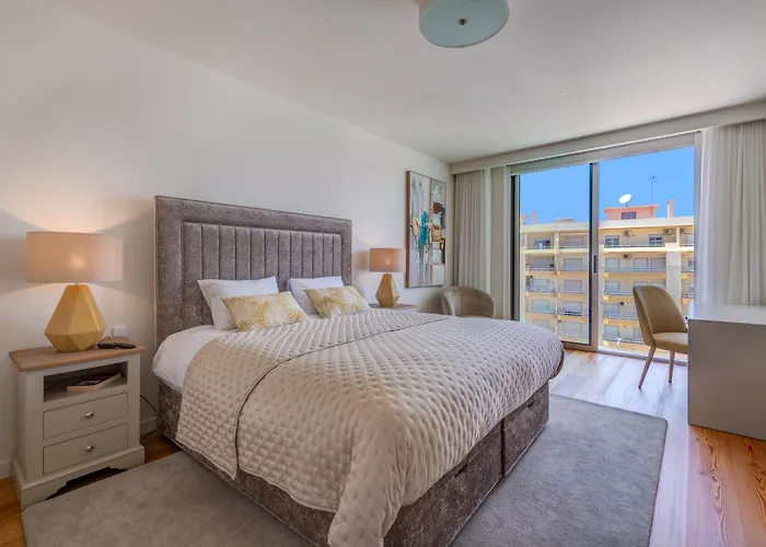 Apartament Cond Bayline - Ostra - - Gym - - Pool - By Bedzy Armação de Pêra